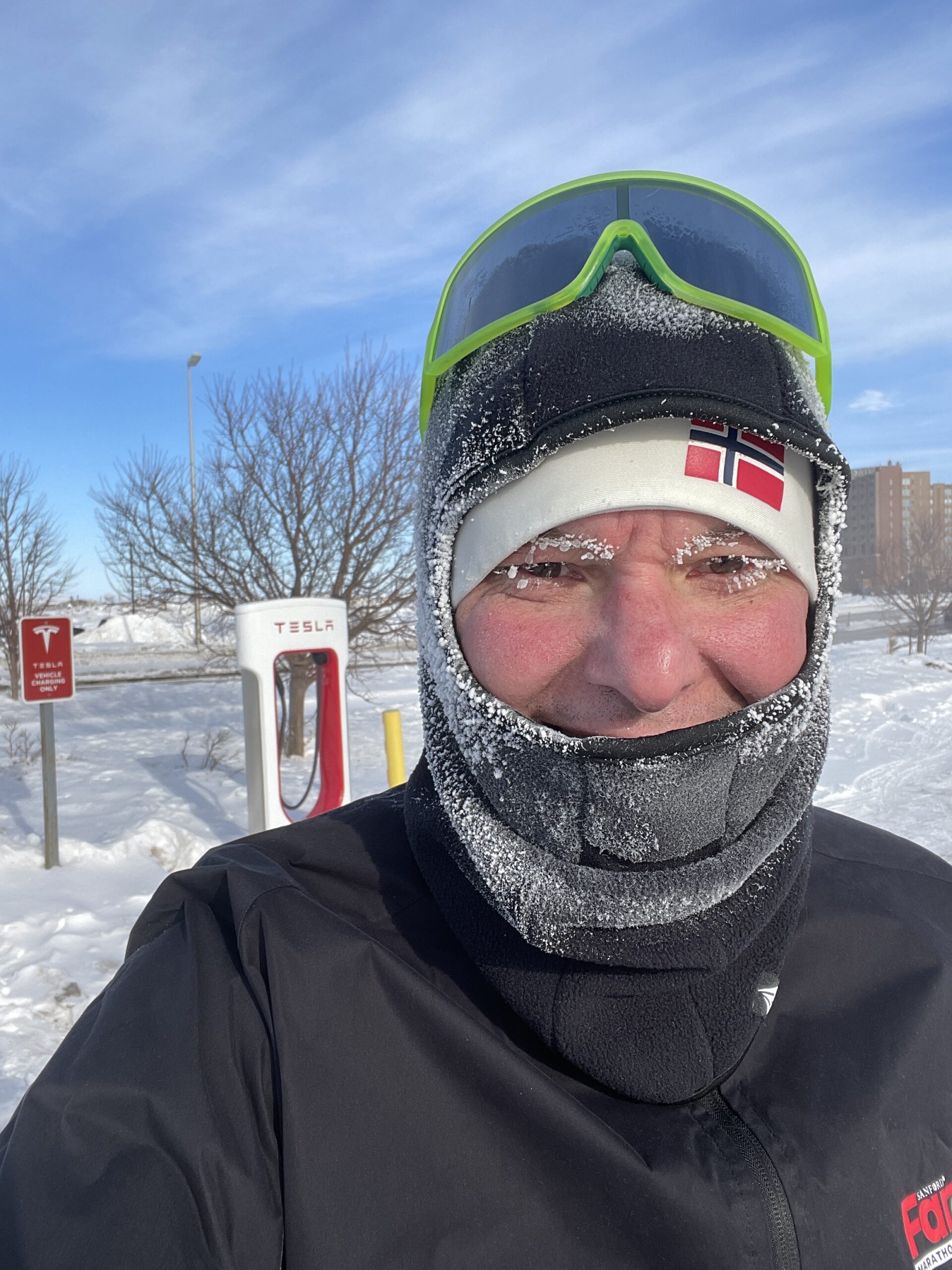 Brent W Peterson running in cold weather